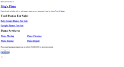 Desktop Screenshot of megspiano.com